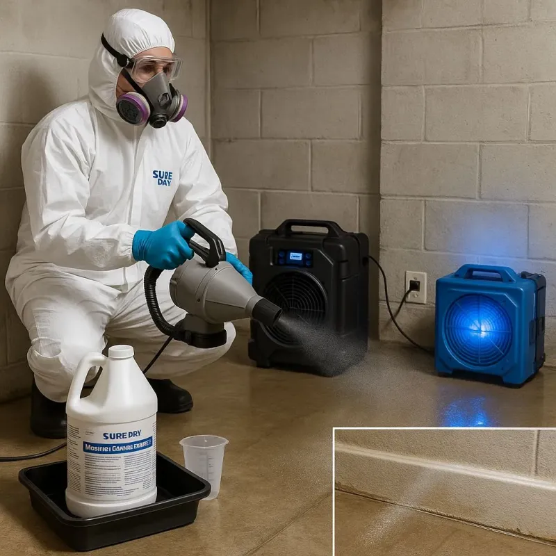 Sanitization and Odor Removal process in Pleasant Hill, CA